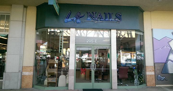 LA Nails salon pricing