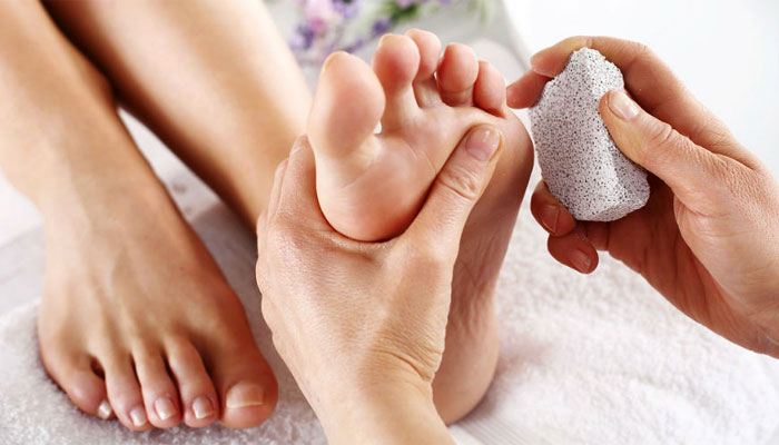 exfoliate feet