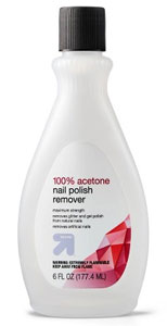 acetone nail polish remover