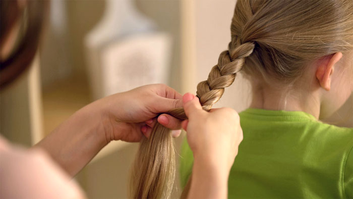 classic braid on child