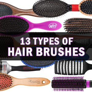 different hairbrush types