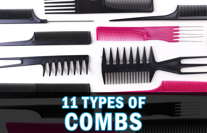 Types of barber combs shop