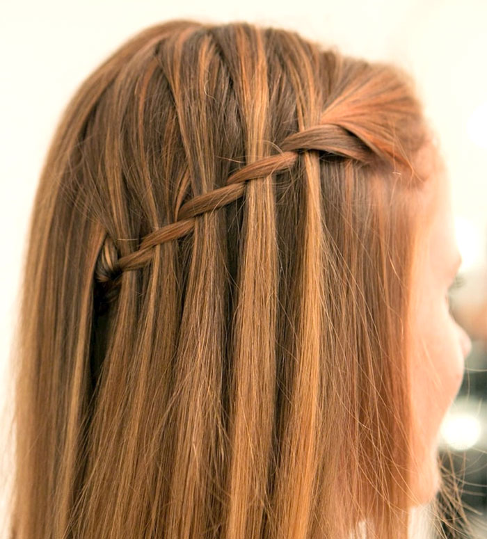 waterfall braids